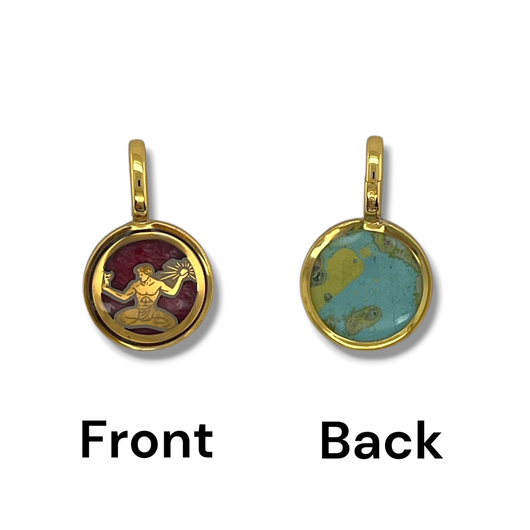 The Spirit of Detroit Charm | Gold