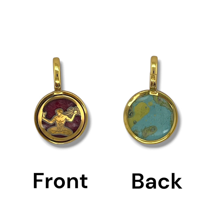 The Spirit of Detroit Charm | Gold