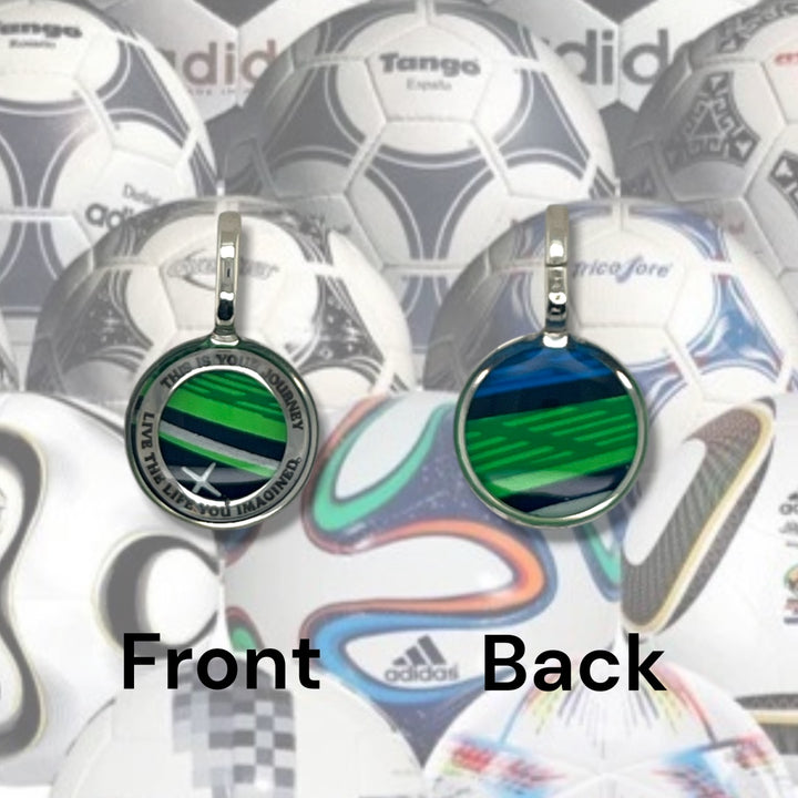 Soccer Ball Charm | Silver
