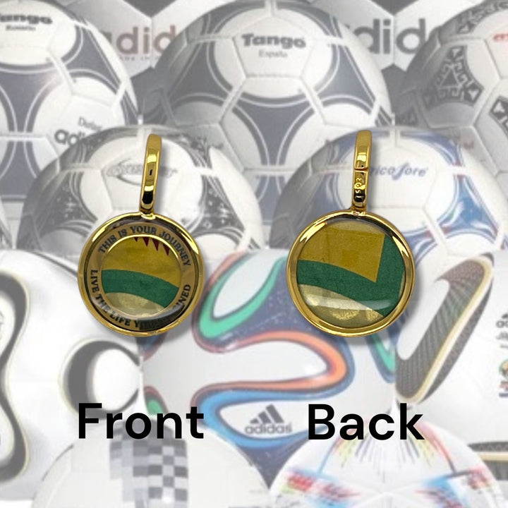 Soccer Ball Charm | Gold |