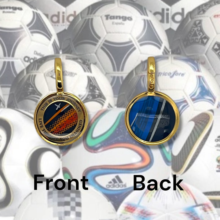 Soccer Ball Charm | Gold |