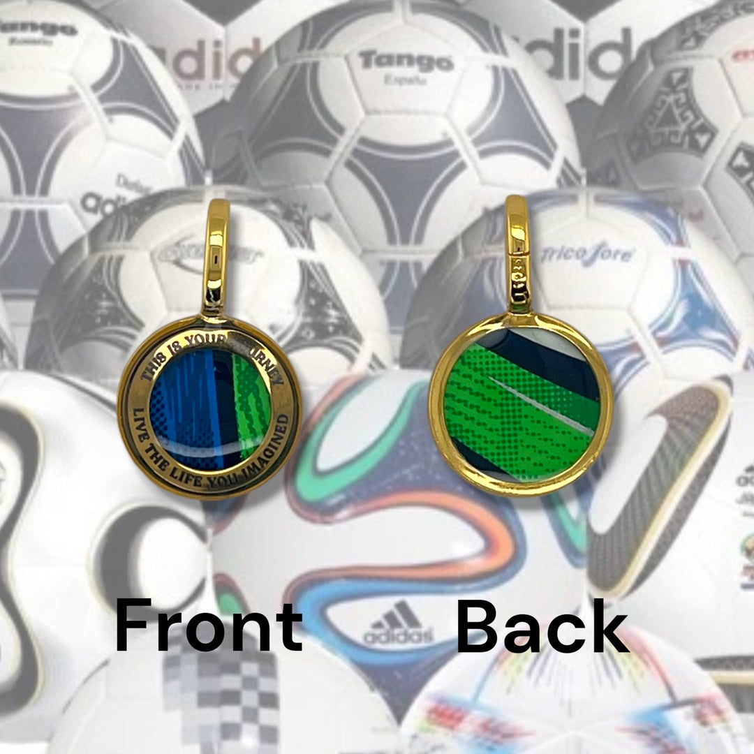 Soccer Ball Charm | Gold |