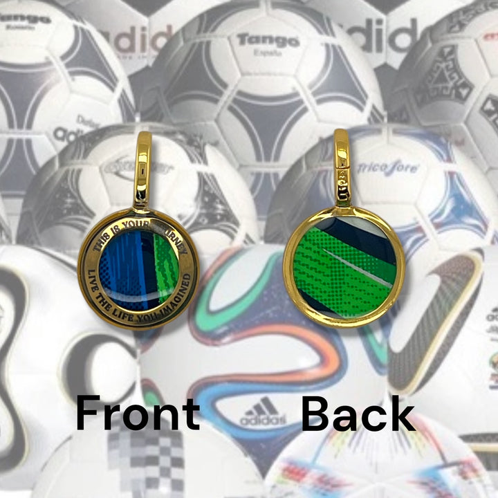 Soccer Ball Charm | Gold |