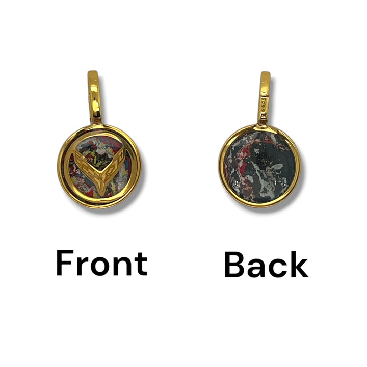 Corvette Charm | Silver & Gold