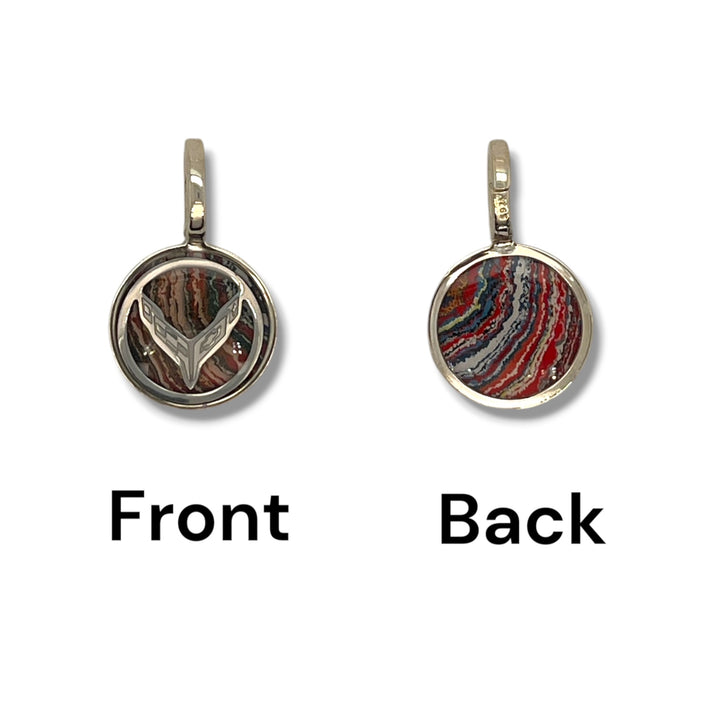 Corvette Charm | Silver & Gold
