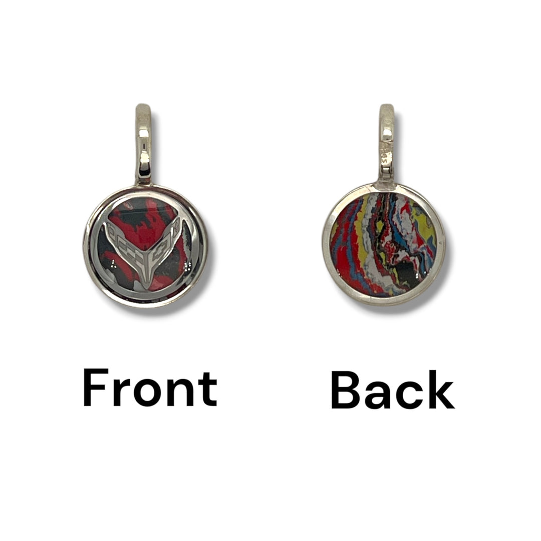 Corvette Charm | Silver & Gold