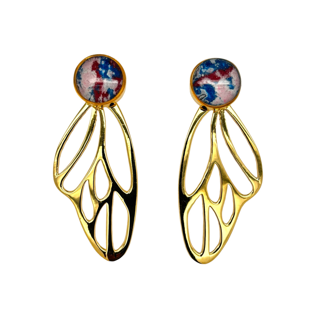 Callie Butterfly Earrings | Gold