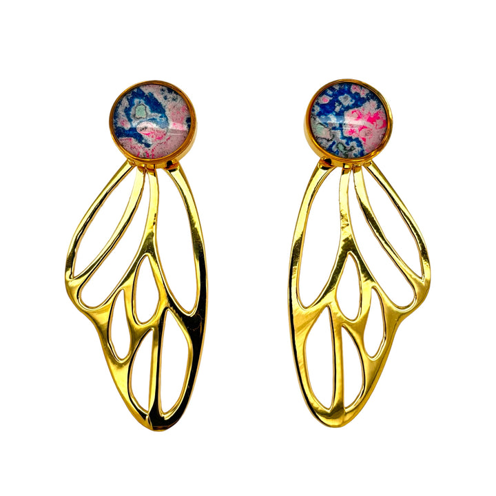 Callie Butterfly Earrings | Gold