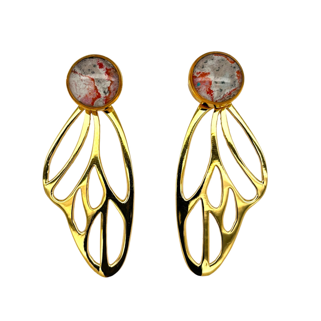 Callie Butterfly Earrings | Gold