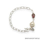 Chloe Pearl Bracelet | Silver