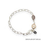 Chloe Pearl Bracelet | Silver