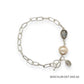 Chloe Pearl Bracelet | Silver