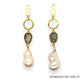 Maria Pearl Earrings | Gold