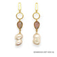 Maria Pearl Earrings | Gold