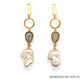 Maria Pearl Earrings | Gold