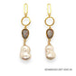 Maria Pearl Earrings | Gold