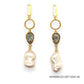 Maria Pearl Earrings | Gold