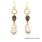 Maria Pearl Earrings | Gold
