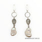 Maria Pearl Earrings | Silver