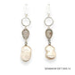 Maria Pearl Earrings | Silver