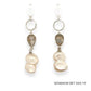 Maria Pearl Earrings | Silver