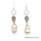 Maria Pearl Earrings | Silver