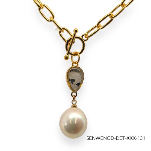 Wendy Pearl Necklace | Gold