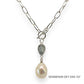 Wendy Pearl Necklace | Silver