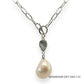 Wendy Pearl Necklace | Silver