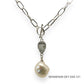 Wendy Pearl Necklace | Silver
