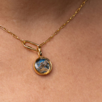 The Spirit of Detroit Charm | Gold