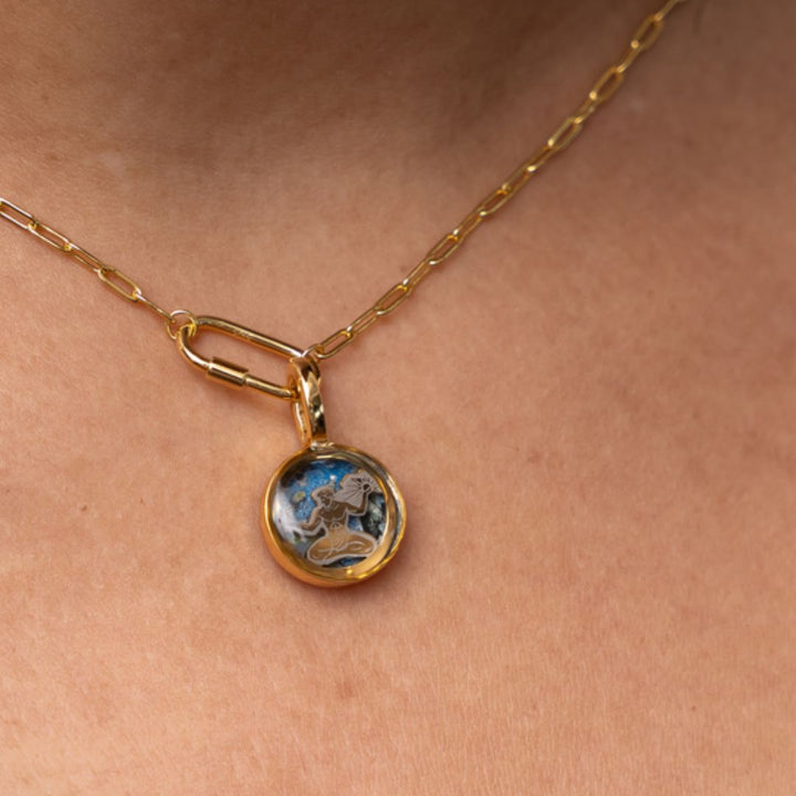 The Spirit of Detroit Charm | Gold