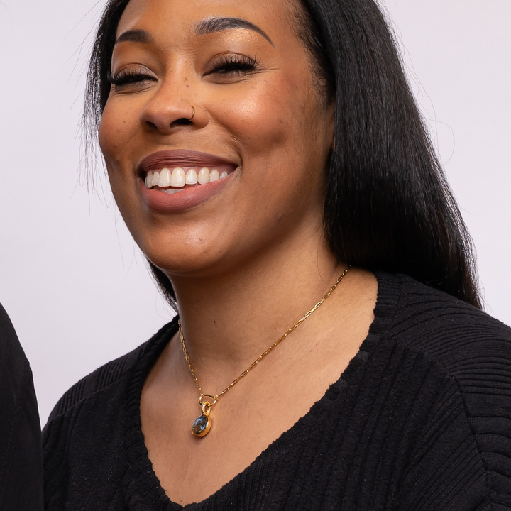 The Spirit of Detroit Charm | Gold