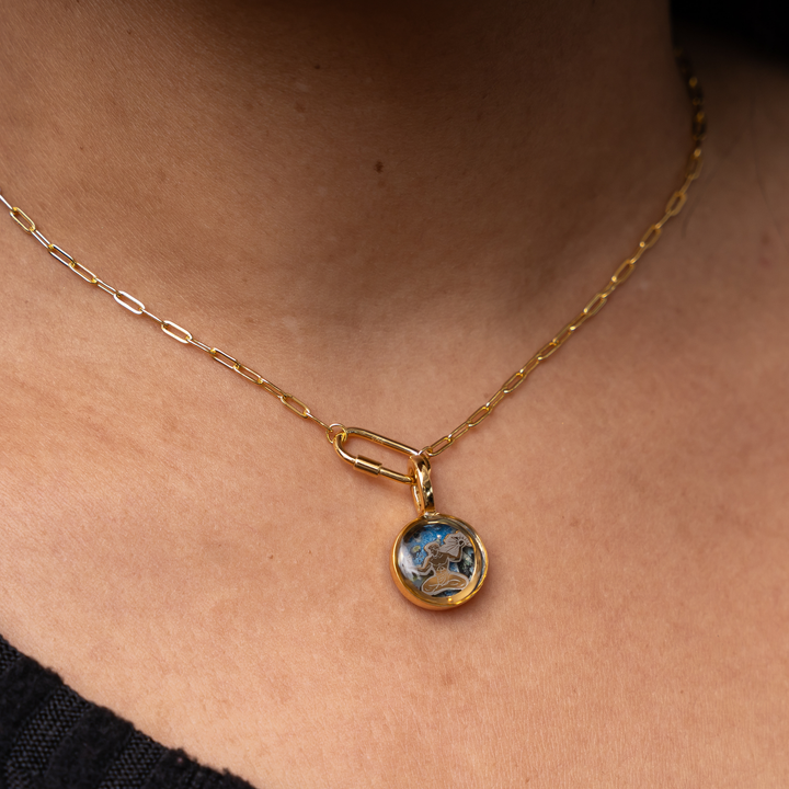 The Spirit of Detroit Charm | Gold