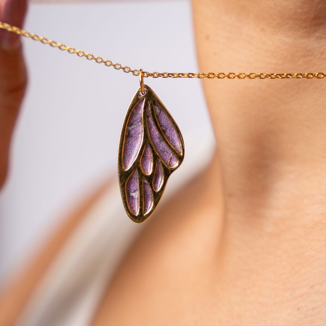 Vivian Butterfly Necklace | Gold