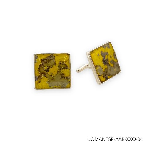 Antonio Cuff Links | Silver | Square