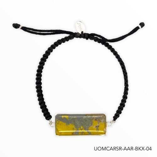 Carl Bracelet | Silver | Black