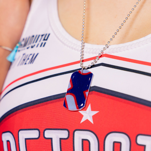detroit roller derby dog tags