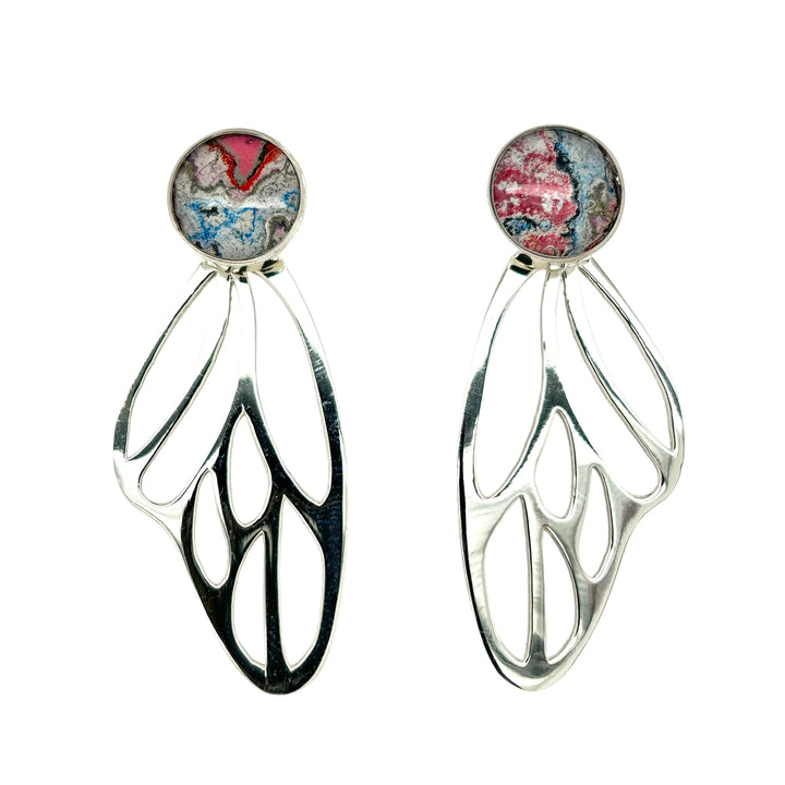 Callie Butterfly Earrings | Silver