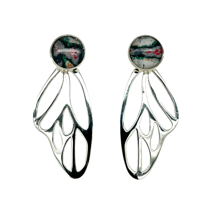 Callie Butterfly Earrings | Silver