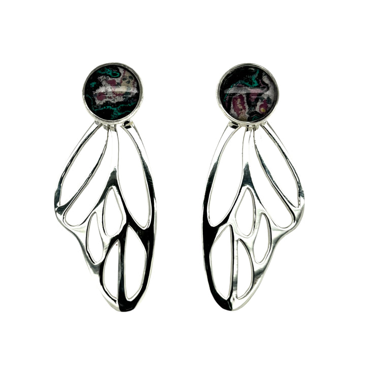 Callie Butterfly Earrings | Silver