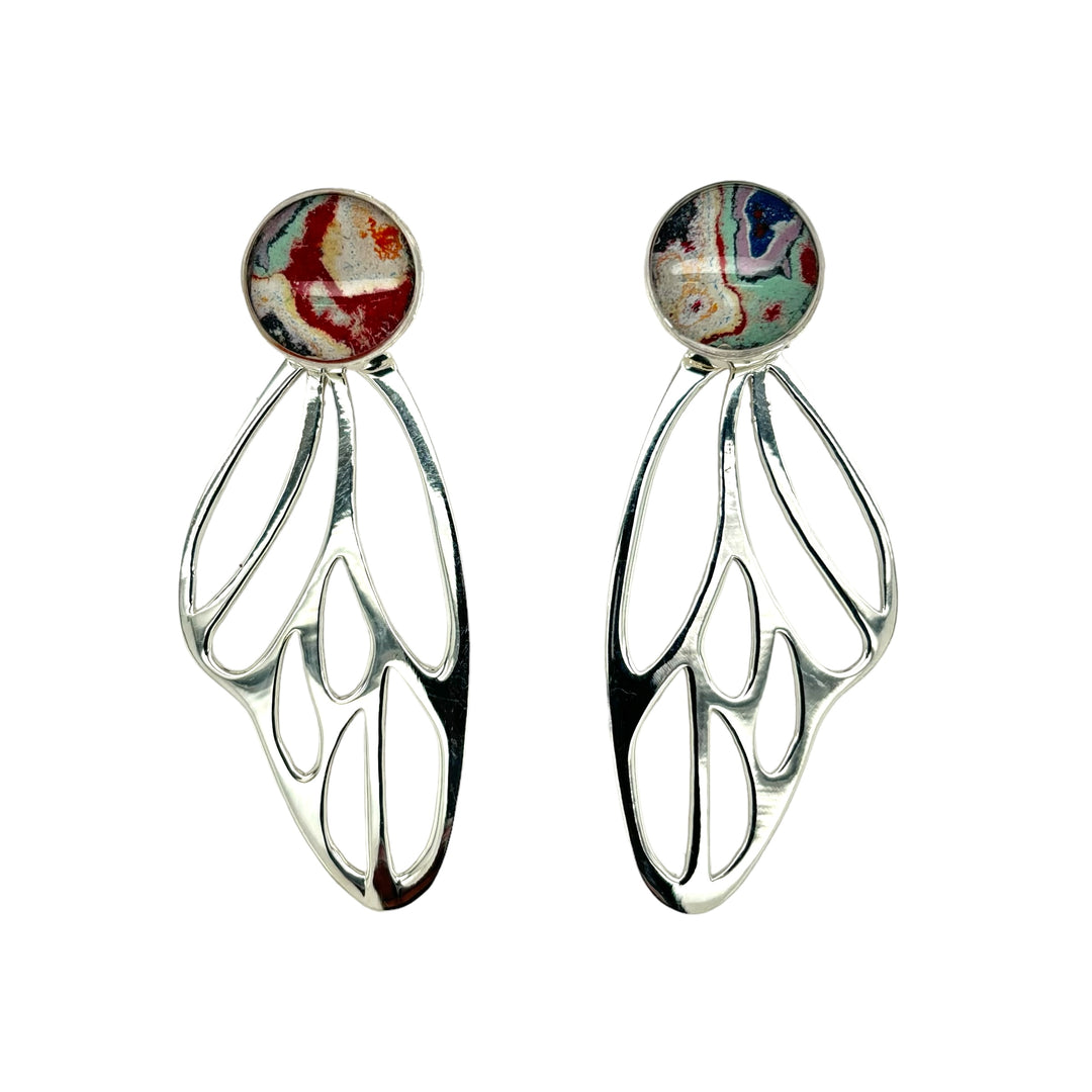 Callie Butterfly Earrings | Silver