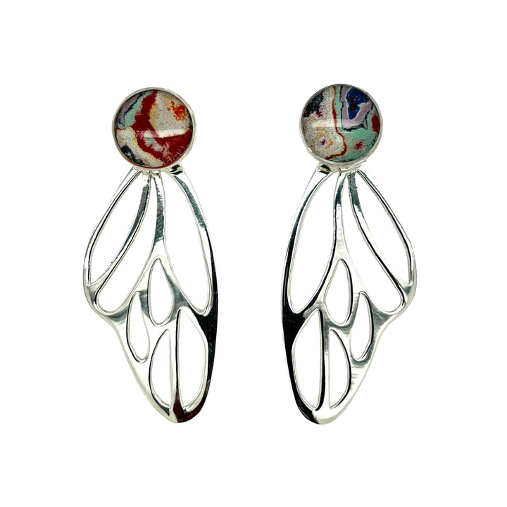 Callie Butterfly Earrings | Silver