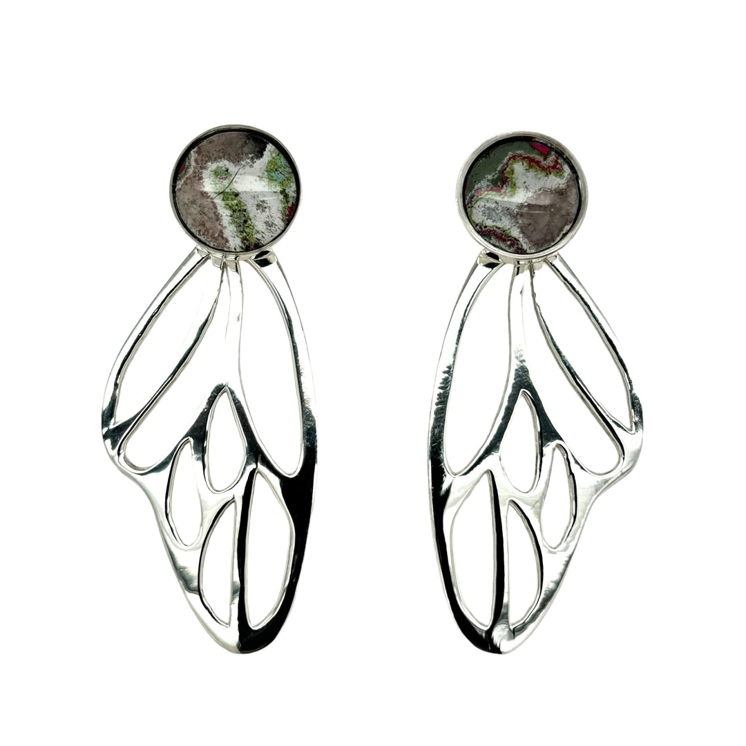 Callie Butterfly Earrings | Silver