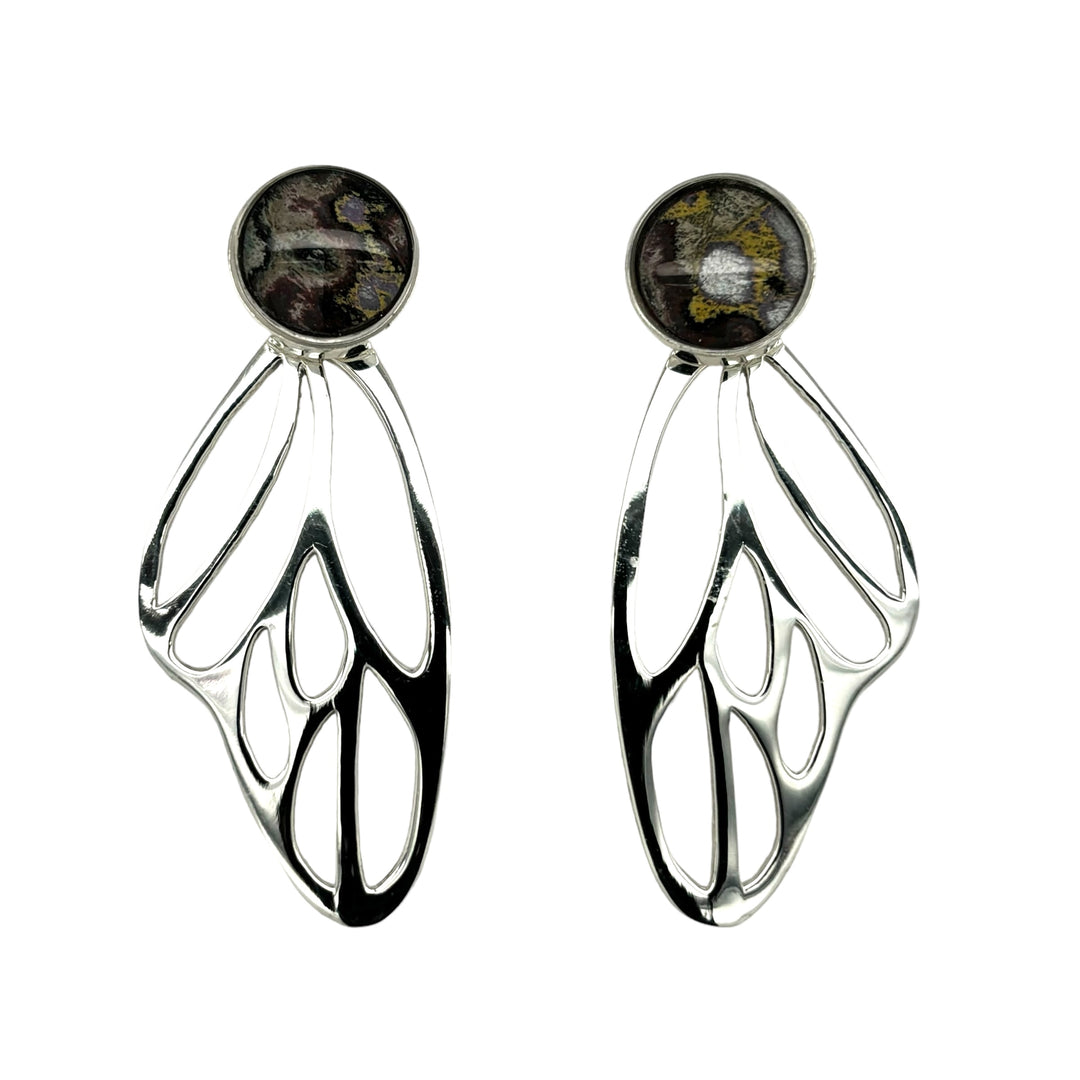 Callie Butterfly Earrings | Silver