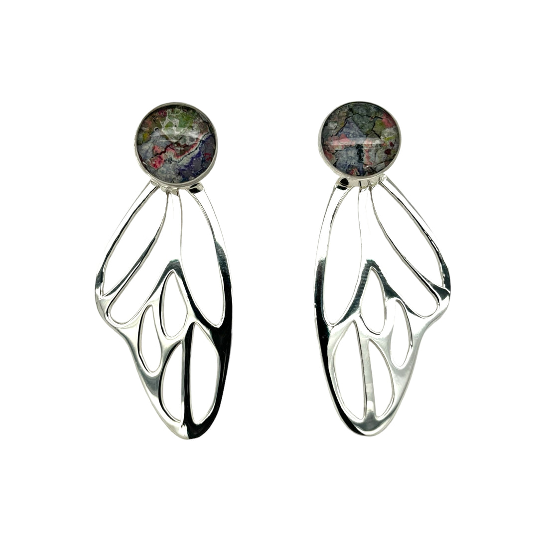 Callie Butterfly Earrings | Silver