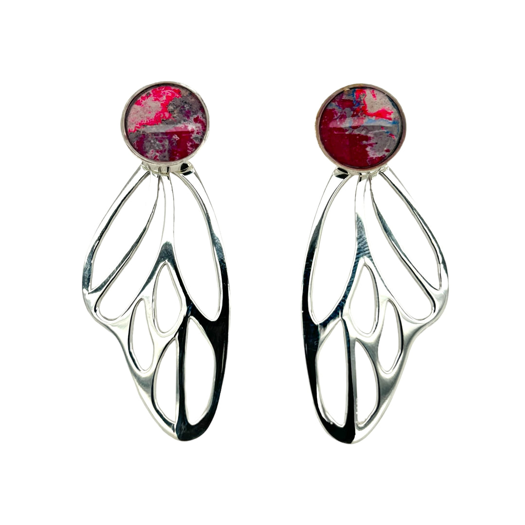 Callie Butterfly Earrings | Silver