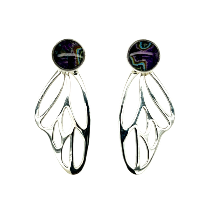 Callie Butterfly Earrings | Silver