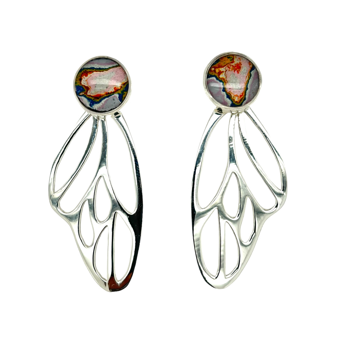 Callie Butterfly Earrings | Silver