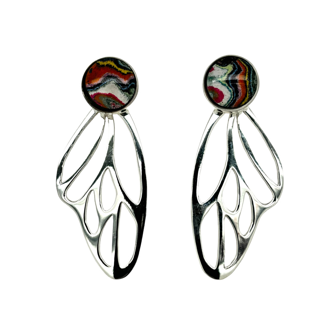 Callie Butterfly Earrings | Silver